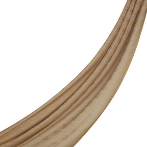 ipekevi - شال قطن وحرير تصميم هندسي لون أصفر