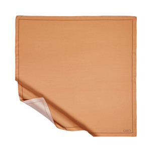 Honey Foam Frame Silk Twill Scarf - Thumbnail