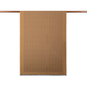 ipekevi - Honey Foam IE Monogram Cotton Silk Scarf (1)