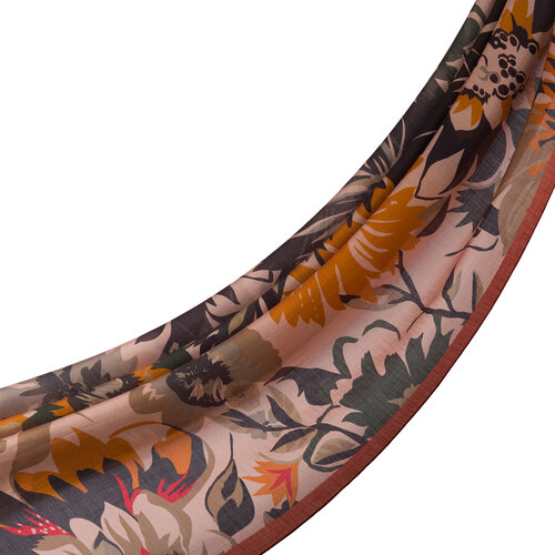 Honey Foam Nihavent Print Tencel Scarf