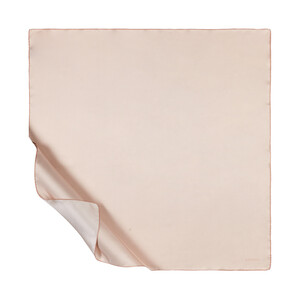 Hydrangea Pink Plain Silk Twill Scarf - Thumbnail