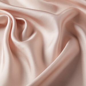 Hydrangea Pink Plain Silk Twill Scarf - Thumbnail
