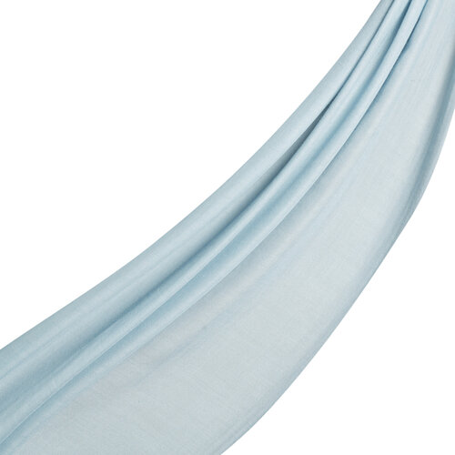Ice Blue Cashmere Wool Silk Prime Scarf