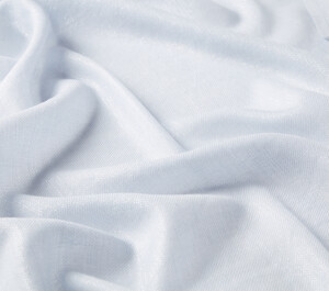 Ice Blue Lurex Wool Silk Scarf - Thumbnail