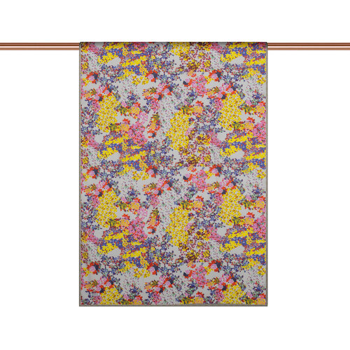 İce Blue Rich Rose Cotton Scarf