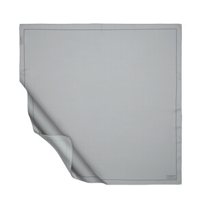 Ice White Frame Silk Twill Scarf - Thumbnail