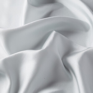 Ice White Signature Silk Twill Scarf - Thumbnail