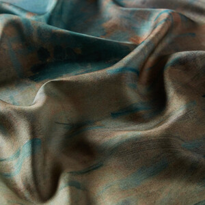 Impression, Sunrise Satin Silk Scarf - Thumbnail