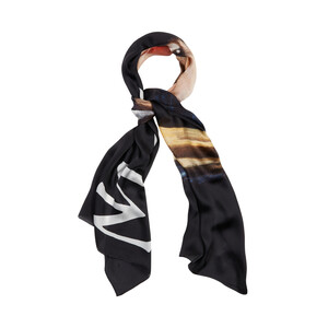 ipekevi - وشاح حرير ساتان فتاة ذات حلق لؤلؤي