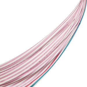 ipekevi - شال حرير مخطط لون بنفسجي