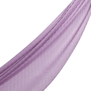 ipekevi - شال مودال تصميم مربعات لون بنفسجي