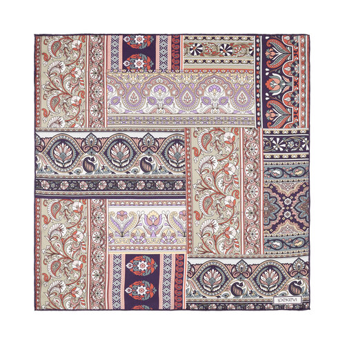 İncir Moru Topkapı Saten İpek Mendil