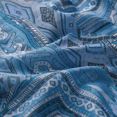 Indigo Anatolian Dream Cotton Scarf