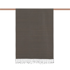 Indigo Charcoal Reversible Silk Scarf - Thumbnail