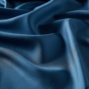 Indigo Frame Silk Twill Scarf - Thumbnail