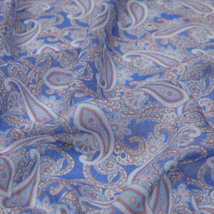 Indigo Mezopotamya Model 01 Desenli Tensel Şal - Thumbnail