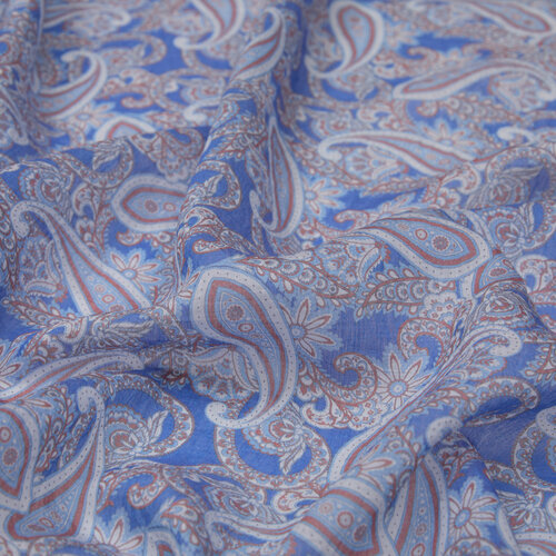 Indigo Mezopotamya Model 01 Desenli Tensel Şal