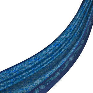 Indigo Mezopotamya Model 02 Desenli Tencel Sal - Thumbnail