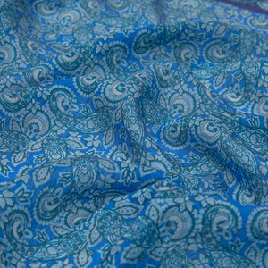 Indigo Mezopotamya Model 02 Desenli Tencel Sal - Thumbnail