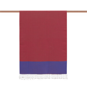 Indigo Misty Lilac Reversible Silk Scarf - Thumbnail