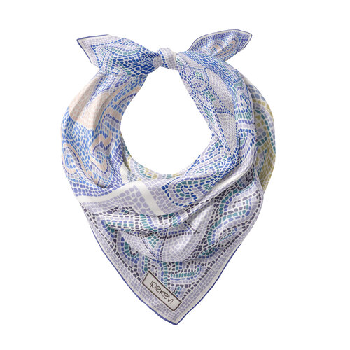 İndigo Olimpos Saten İpek Mendil