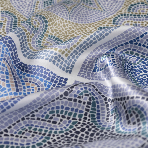 İndigo Olimpos Saten İpek Mendil