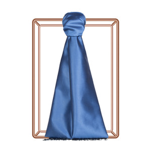 Indigo Reversible Silk Scarf - Thumbnail