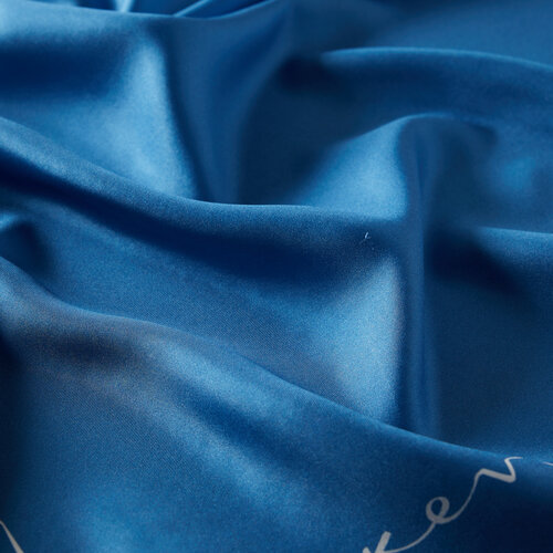 Indigo Signature Silk Twill Scarf