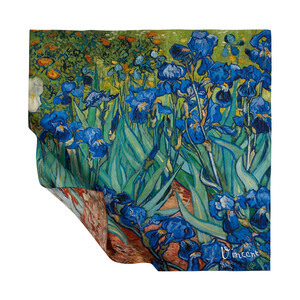 ipekevi - Irises Silk Twill Scarf