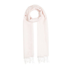 Ivory Cashmere Silk Prime Scarf - Thumbnail