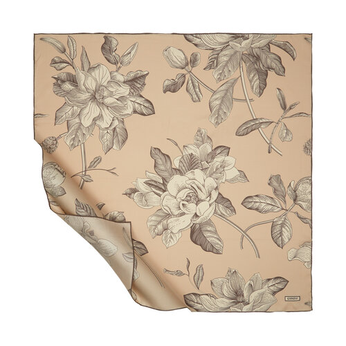 Ivory Grace Twill Silk Scarf