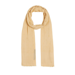 ipekevi - Ivory Maze Print Cotton Scarf (1)