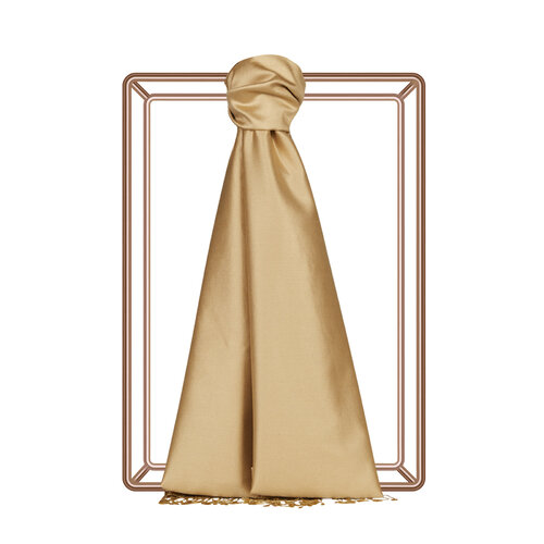 Ivory Reversible Silk Scarf