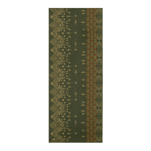 Khaki Green Carpet Essence Cotton Scarf