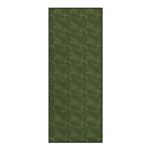 Khaki Green Ethnic Harmony Print Cotton Scarf - Thumbnail