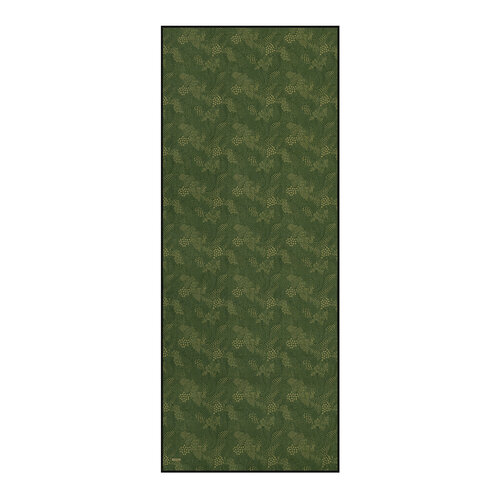 Khaki Green Ethnic Harmony Print Cotton Scarf