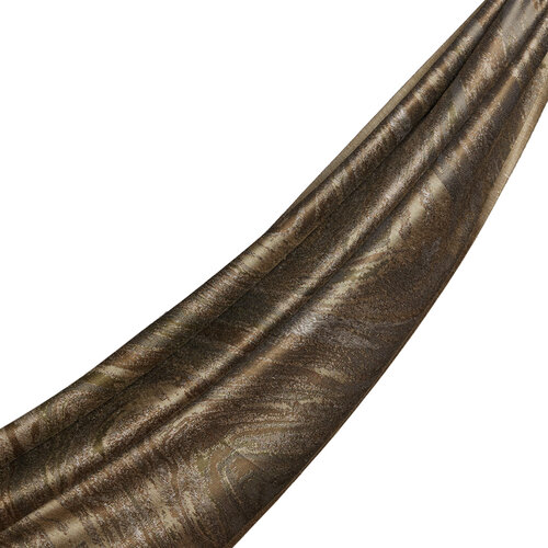 Khaki Green Jacquard Prime Silk Scarf