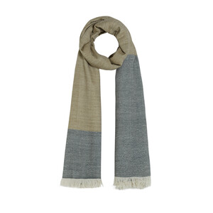 ipekevi - Khaki Green Wool Scarf (1)