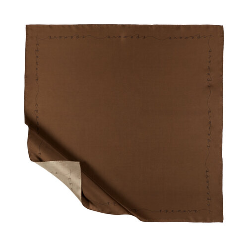 Khaki Signature Silk Twill Scarf