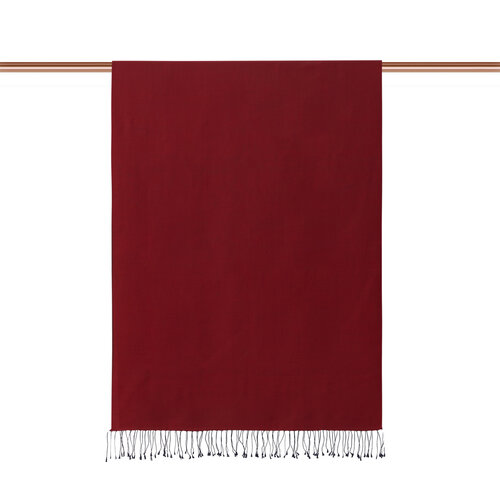 شال حرير فاخر ذو وجهين لون أحمر وبنفسجي