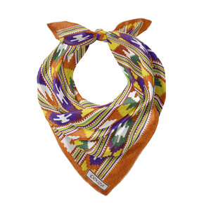 ipekevi - Kızıl Bakır Kuşak Saten İpek Mendil (1)