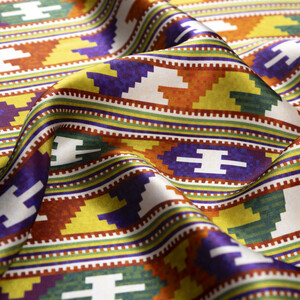 Kızıl Bakır Kuşak Saten İpek Mendil - Thumbnail