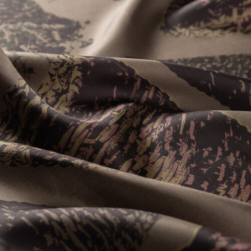 Koyu Yeşil Tikina Tivil İpek Eşarp