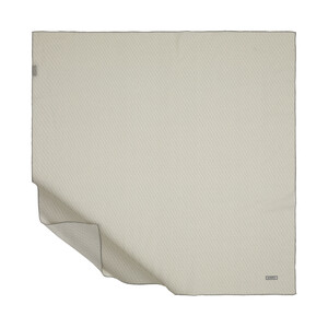 ipekevi - Krem Çizgili Pamuk Eşarp