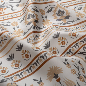 ipekevi - Krem Gri Beylerbeyi Şebeke Tivil İpek Eşarp (1)