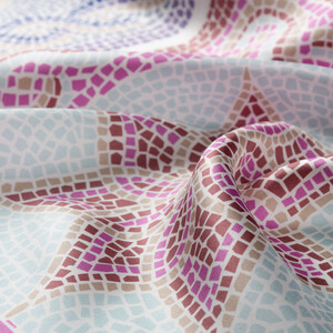 ipekevi - Krem Gülkurusu Olimpos Tivil İpek Eşarp (1)