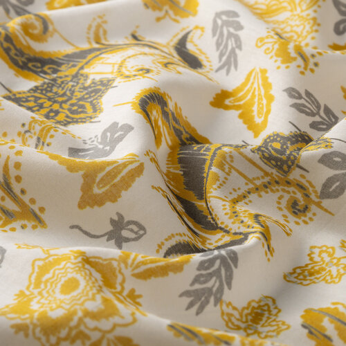 Krem Hümayun Bahçesi Pamuk Eşarp