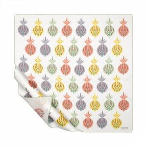 ipekevi - Krem Mint Yeşili Nar-ı Beyza Tivil İpek Eşarp