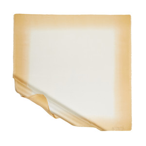 ipekevi - ايشارب حرير متدرج لون كريمي وبرتقالي