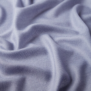 شال صوف وحرير فاخر لون رمادي - Thumbnail